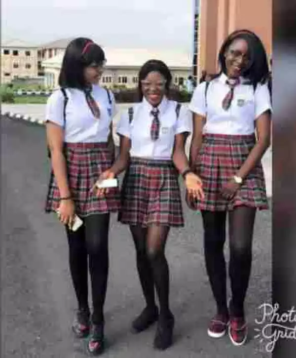 Female Students Of Ekiti University Recreate Korean School Mode Of Dressing (Photos)